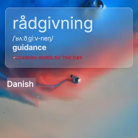 Word of the day – Raadgivning